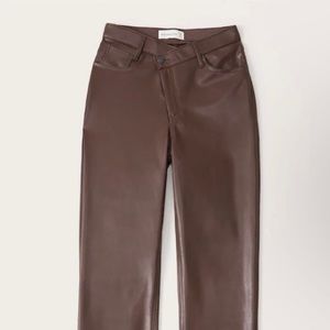 NWOT Abercrombie & Fitch Vegan Leather Pant